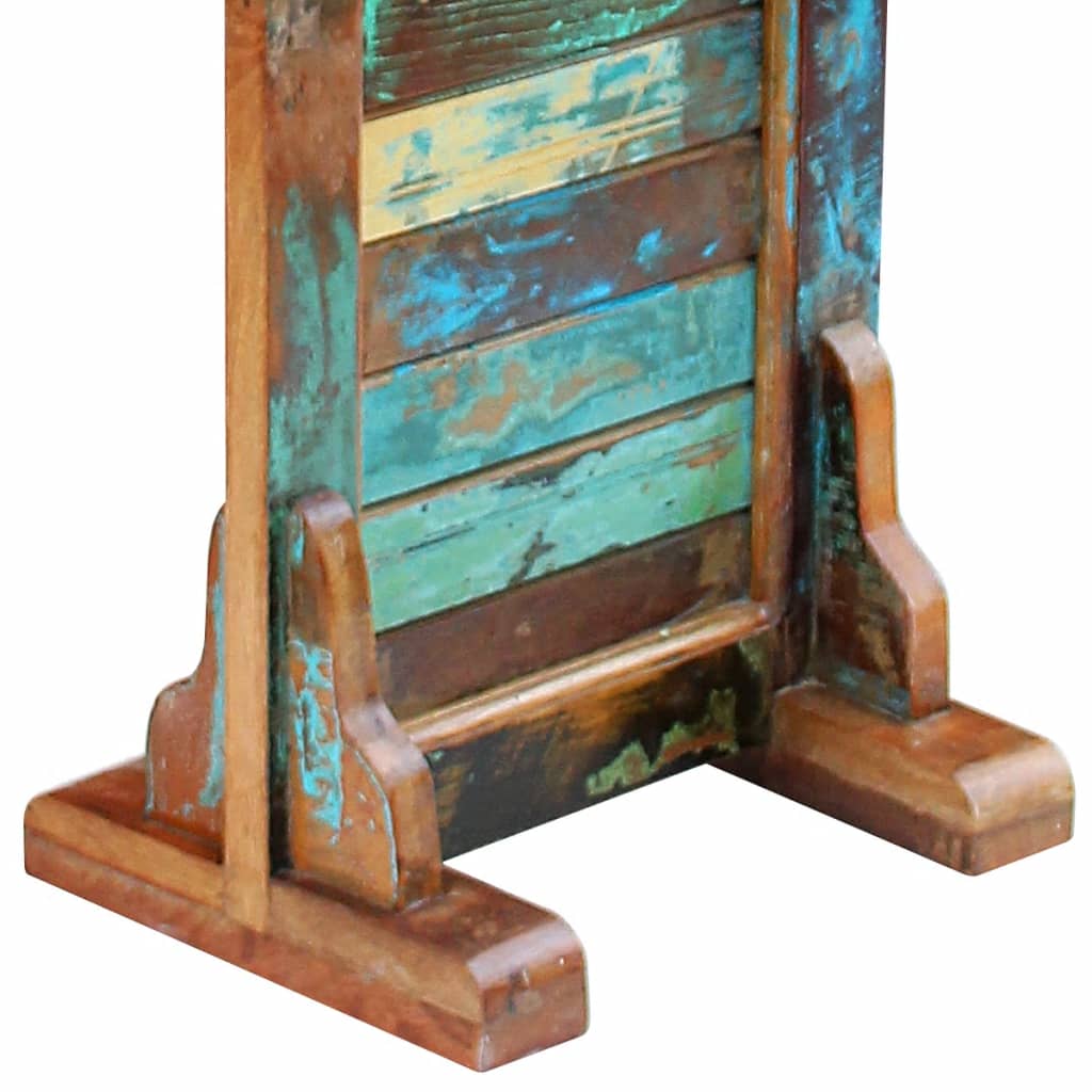 vidaXL Hall Mirror Solid Reclaimed Wood 47x23x180 cm