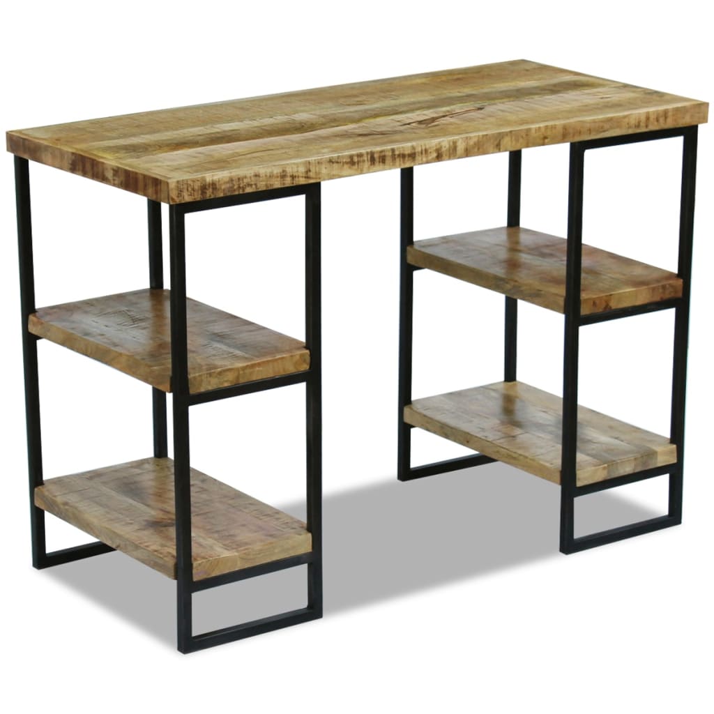 243333 vidaXL Office Desk Mango Wood 110x50x76 cm