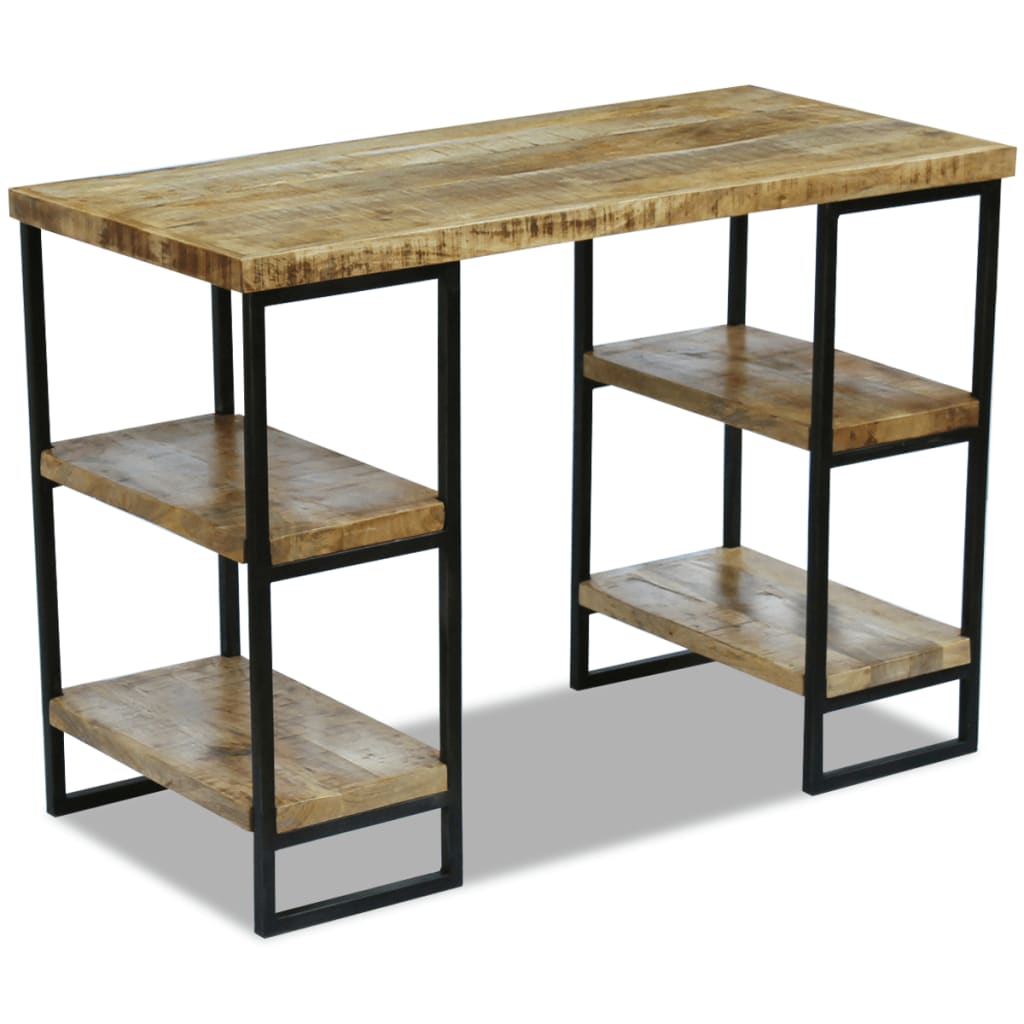 243333 vidaXL Office Desk Mango Wood 110x50x76 cm