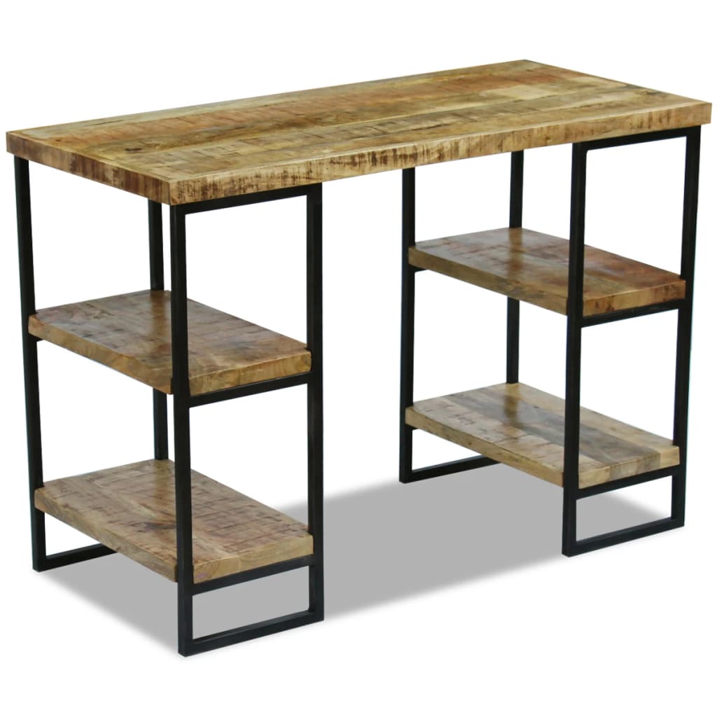 243333 vidaXL Office Desk Mango Wood 110x50x76 cm