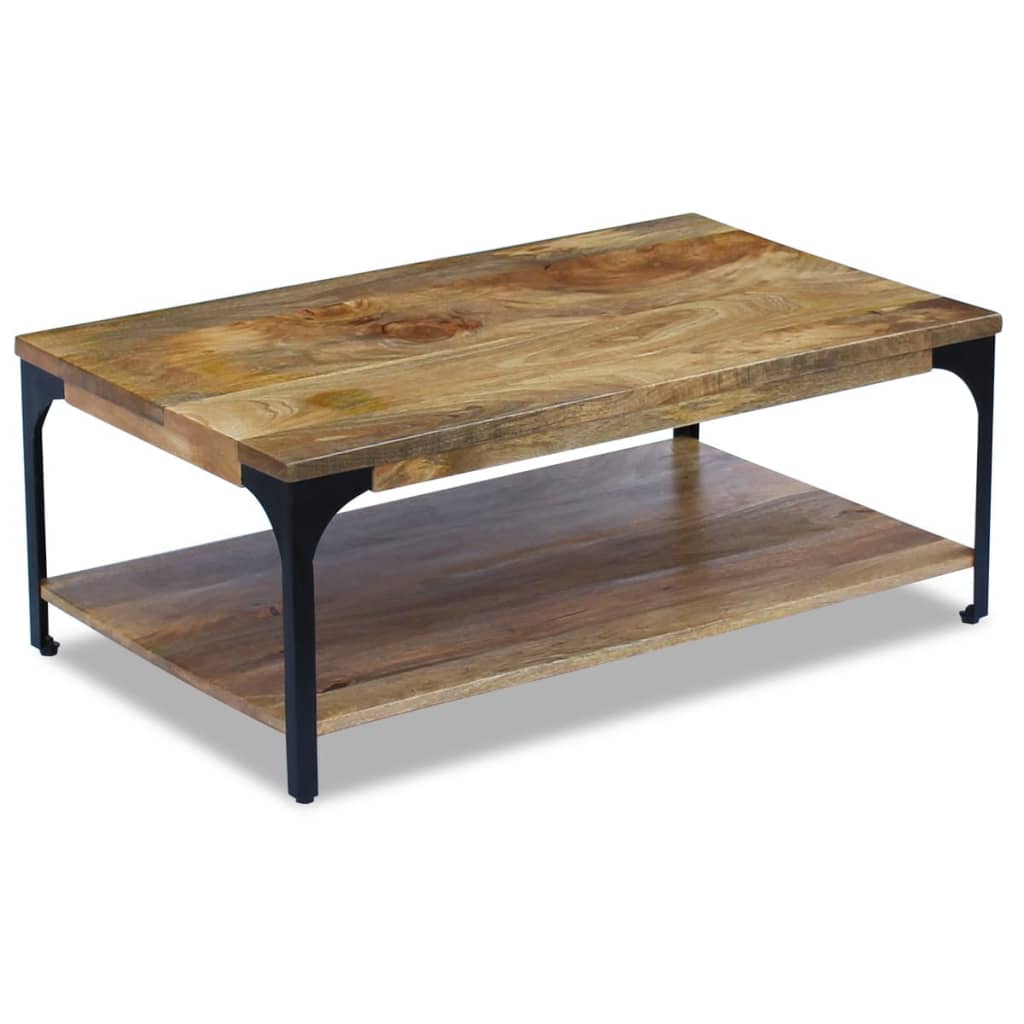 243341 vidaXL Coffee Table Mango Wood 100x60x38 cm