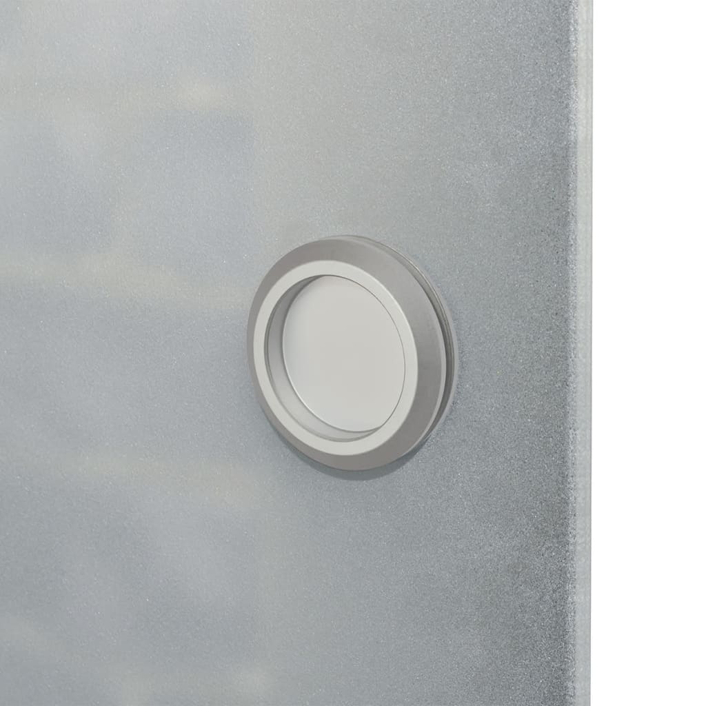 vidaXL Double Sliding Door Glass