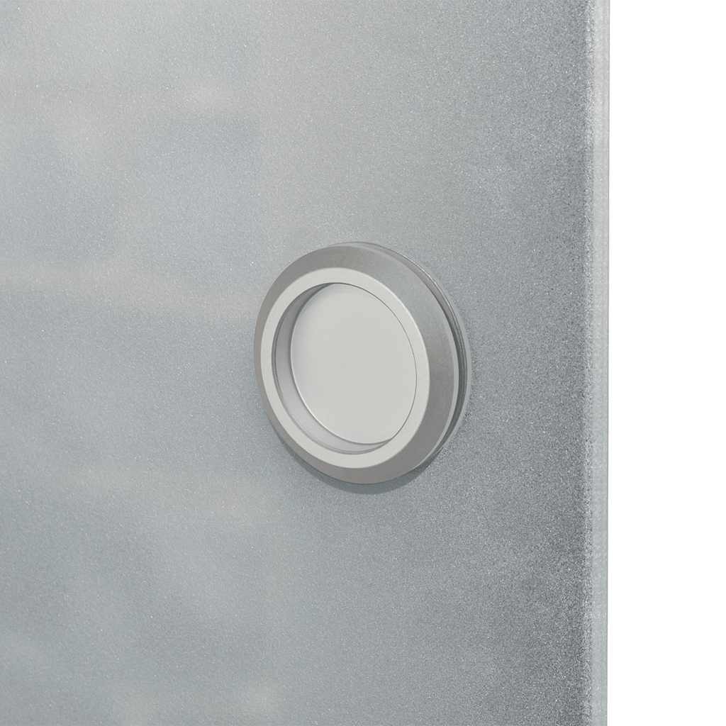 vidaXL Double Sliding Door Glass