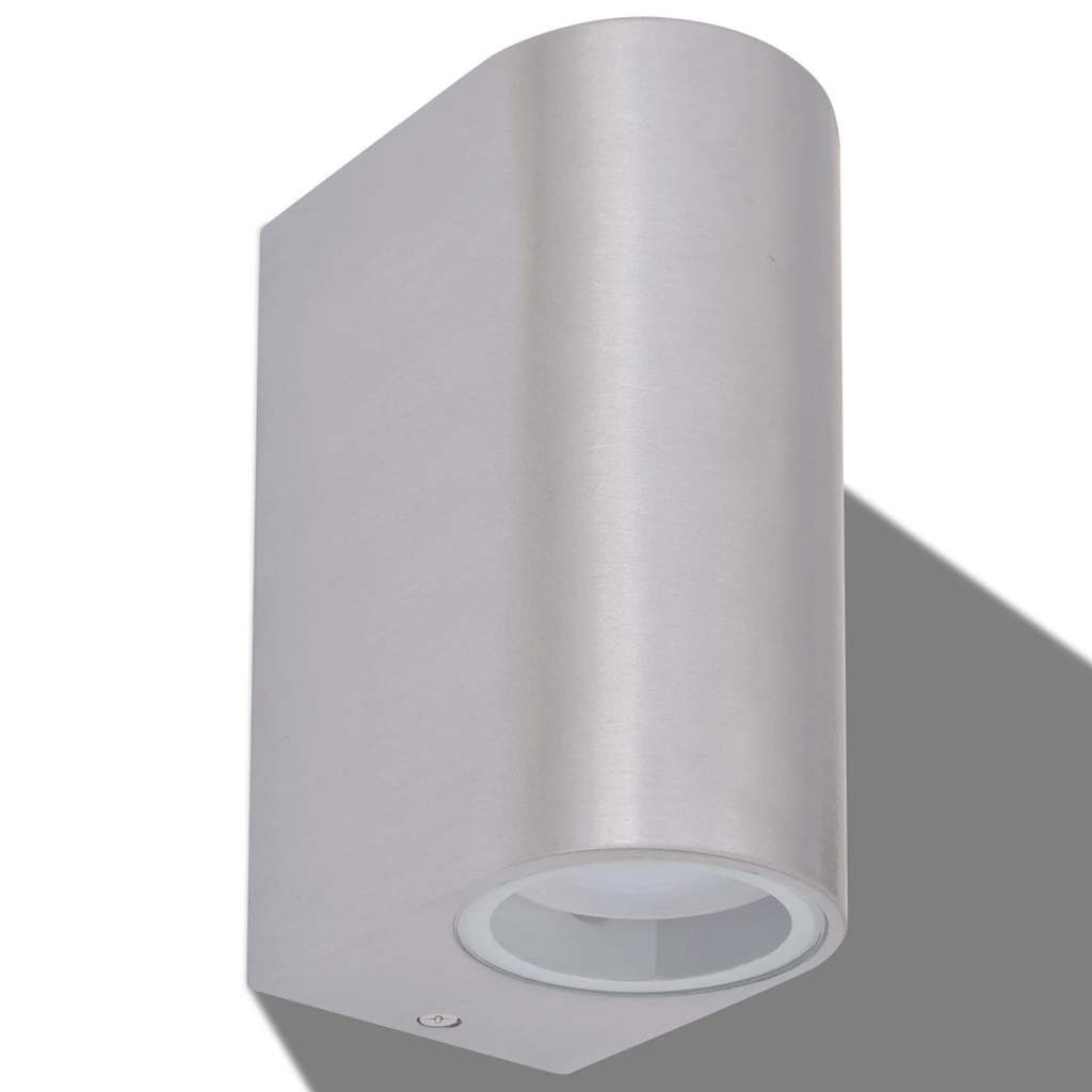 vidaXL Outdoor LED Wall Lights 2 pcs Round Up/Downwards