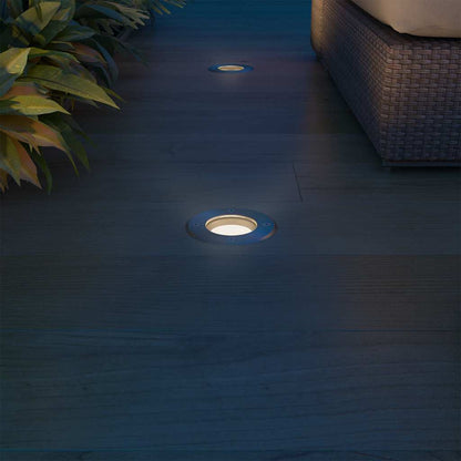 vidaXL Ground Light | Set of 3 | Silver and black