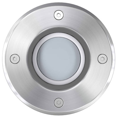 vidaXL Outdoor LED Ground Lights 3 pcs Round