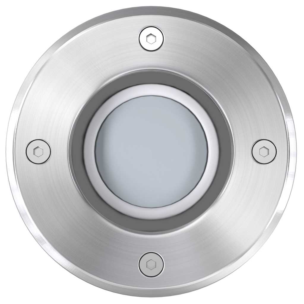 vidaXL Ground Light | Set of 3 | Silver and black