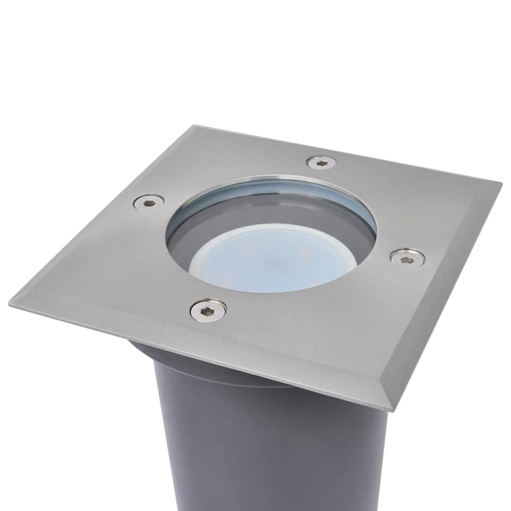 vidaXL Ground Light | Set of 3 | Silver and grey