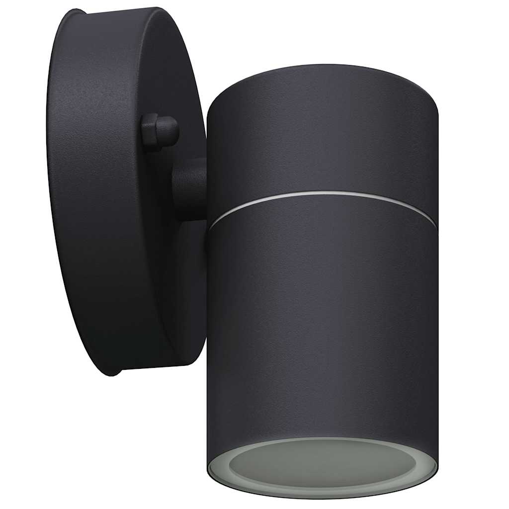 vidaXL Outdoor LED Wall Lights 2 pcs Stainless Steel Downwards