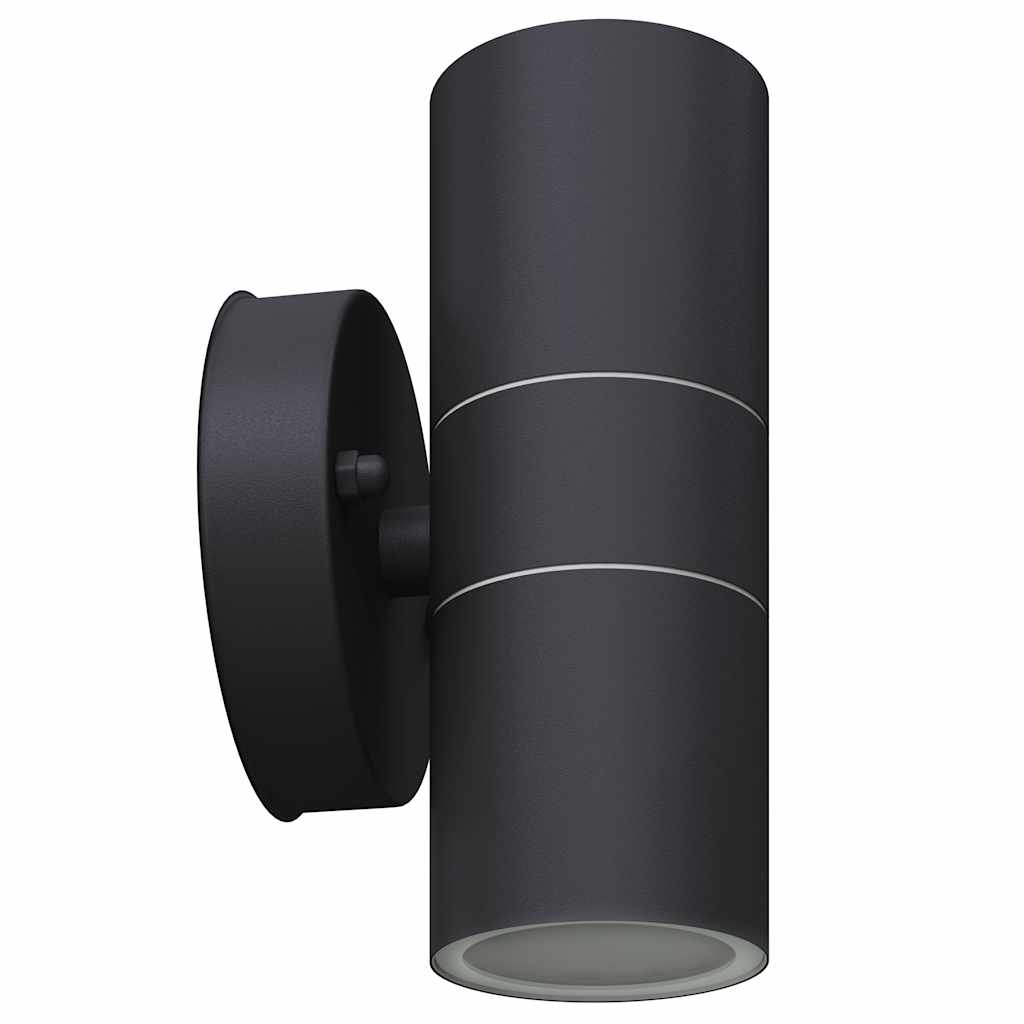 vidaXL Outdoor LED Wall Lights 2 pcs Stainless Steel Up/Downwards