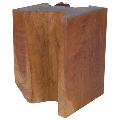 vidaXL Stool Solid Teak Wood