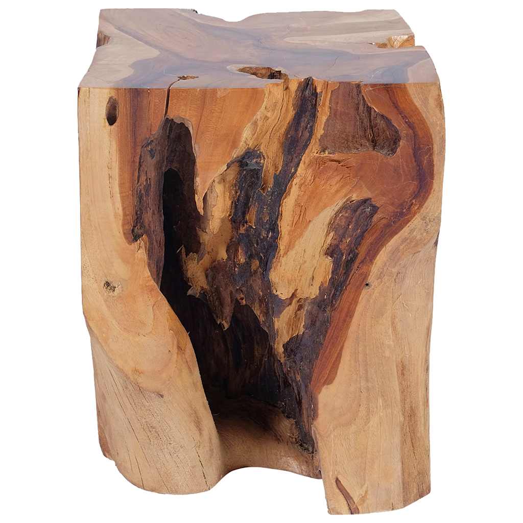 vidaXL Stool Solid Teak Wood