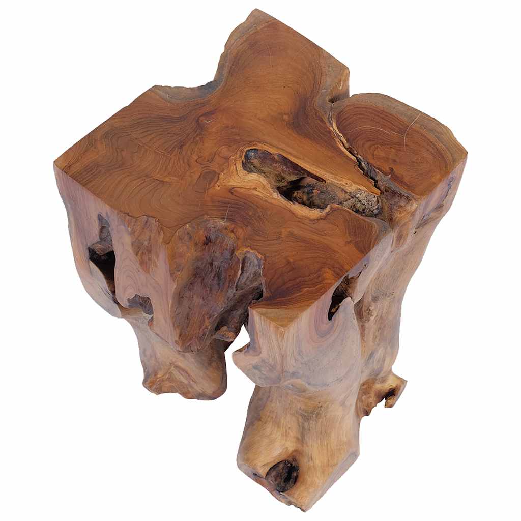vidaXL Stool Solid Teak Wood