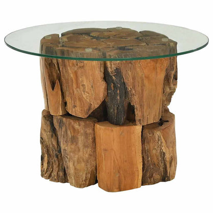 vidaXL Coffee Table | Brown | Solid teak driftwood | Medium | Coffee Table