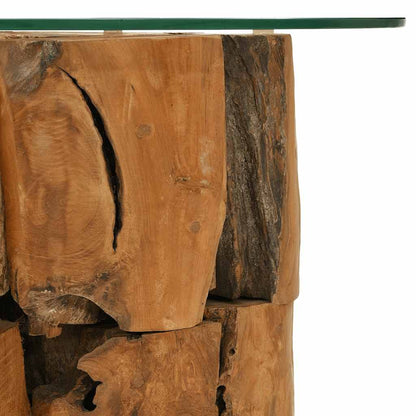 vidaXL Coffee Table | Brown | Solid teak driftwood | Medium | Coffee Table