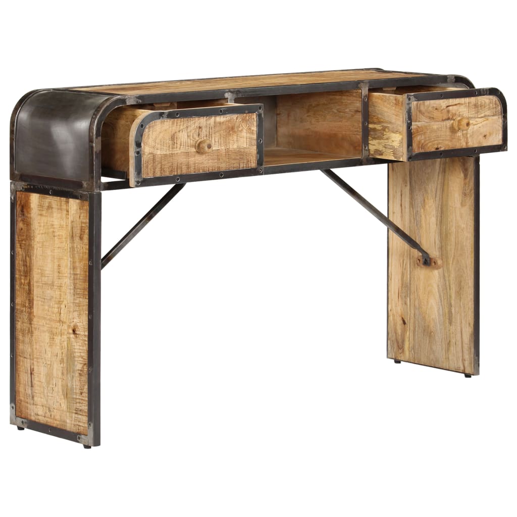 vidaXL Sideboard 120x30x75 cm Solid Mango Wood