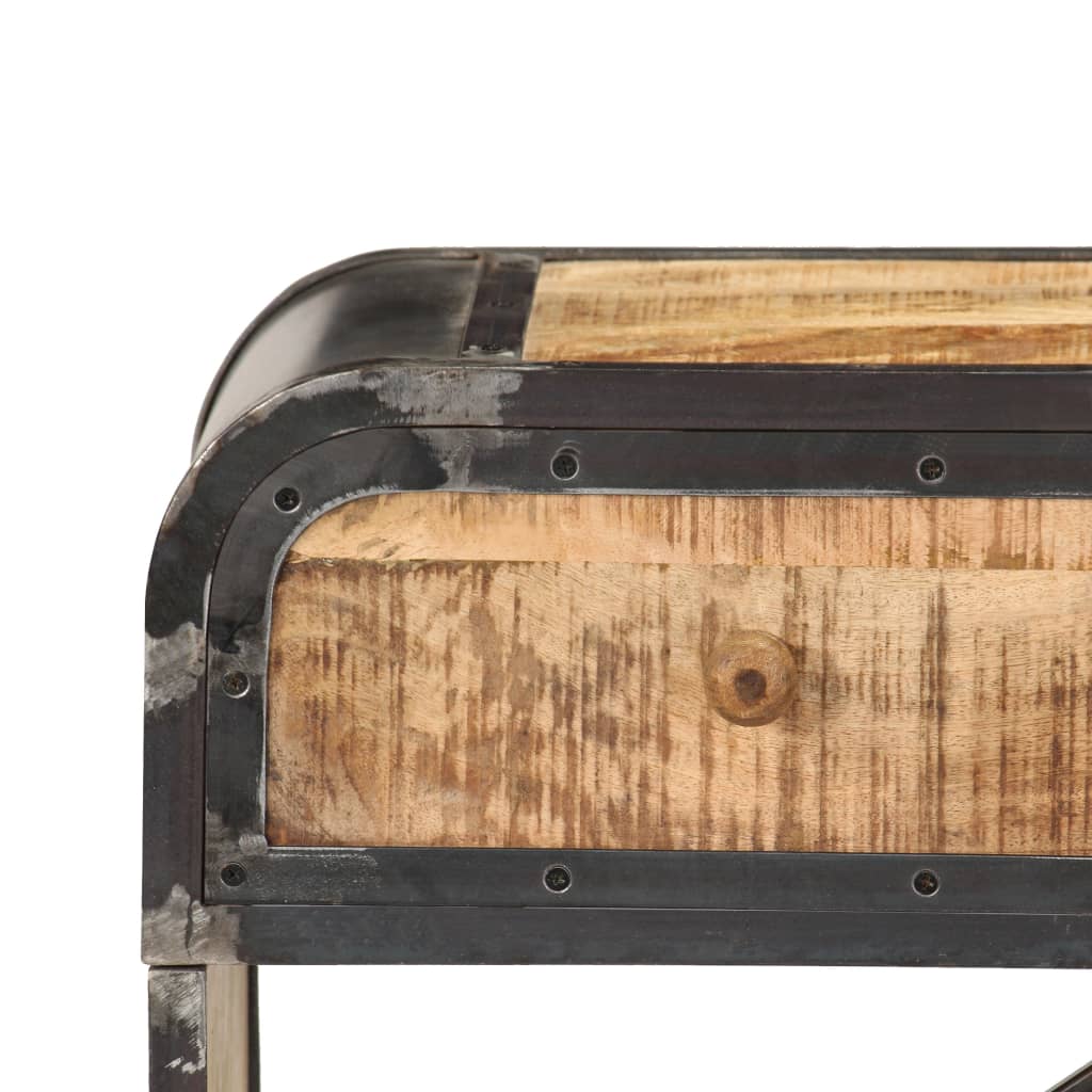 vidaXL Sideboard 120x30x75 cm Solid Mango Wood