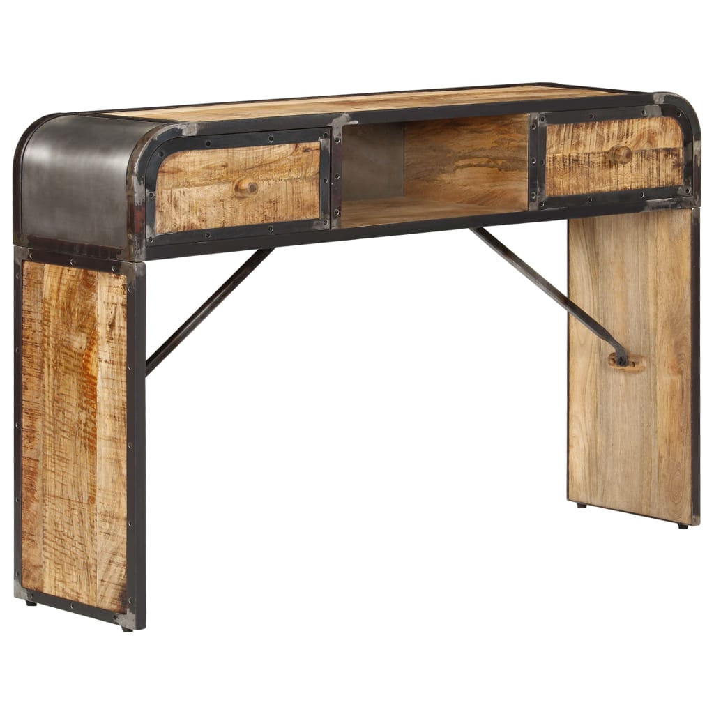 vidaXL Sideboard 120x30x75 cm Solid Mango Wood