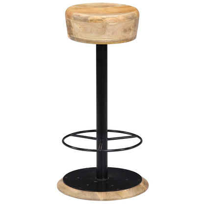 vidaXL Bar Stools 2 pcs Solid Mango Wood