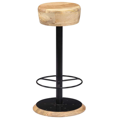 vidaXL Bar Stools 2 pcs Solid Mango Wood