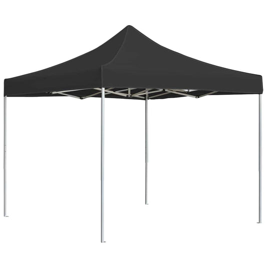 vidaXL Party Tent | Anthracite | Aluminium alloy | 3m x 3m | Collapsible