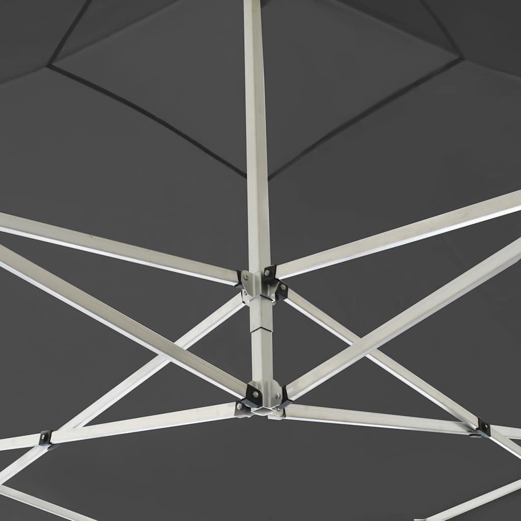 vidaXL Party Tent | Anthracite | Aluminium alloy | 3m x 3m | Collapsible
