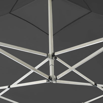 vidaXL Party Tent | Anthracite | Aluminium alloy | 3m x 3m | Collapsible