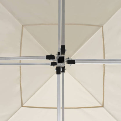 vidaXL Professional Folding Party Tent with Walls Aluminium 3x3 m Cream