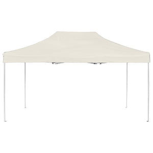 vidaXL Professional Folding Party Tent Aluminium 4.5x3 m Cream