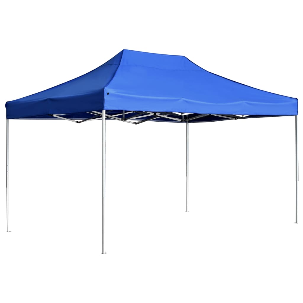 vidaXL Professional Folding Party Tent Aluminium 4.5x3 m Blue