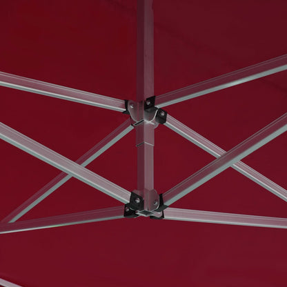 vidaXL Professional Folding Party Tent Aluminium 4.5x3 m Wine Red