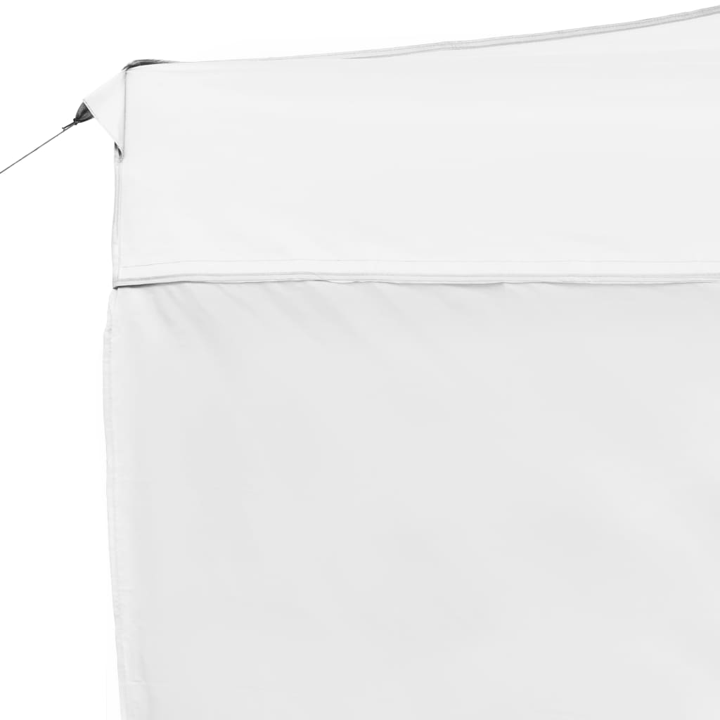 vidaXL Professional Folding Party Tent with Walls Aluminium 4.5x3 m White