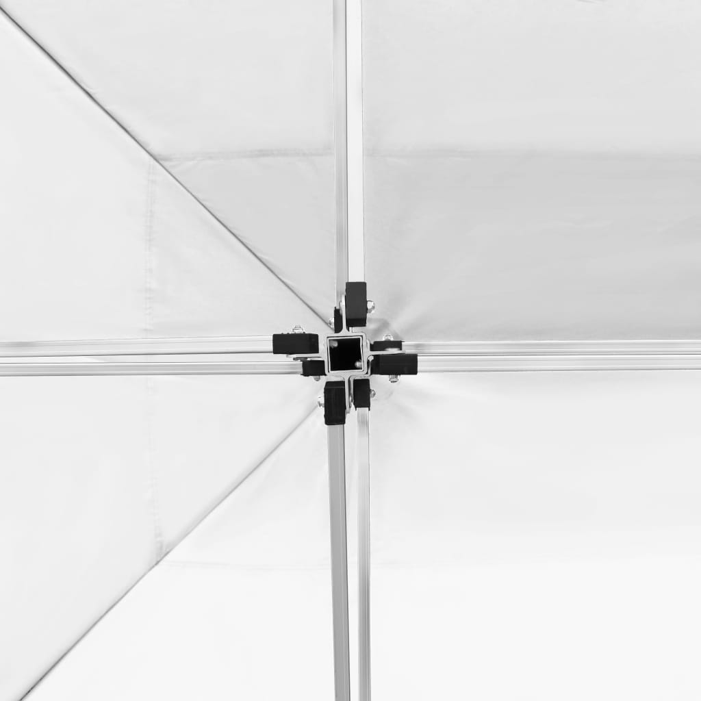 vidaXL Professional Folding Party Tent with Walls Aluminium 4.5x3 m White