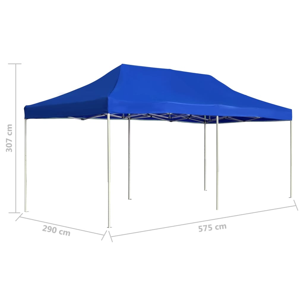 vidaXL Party Tent | Blue | 310 g/m² Oxford fabric with PVC coating | 6x3 m