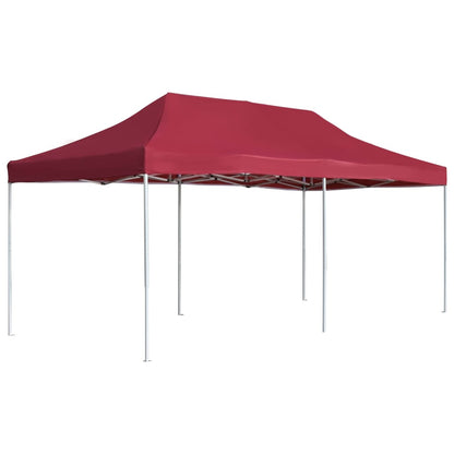 vidaXL Party Tent | Wine Red | Aluminium alloy, Oxford fabric with PVC coating