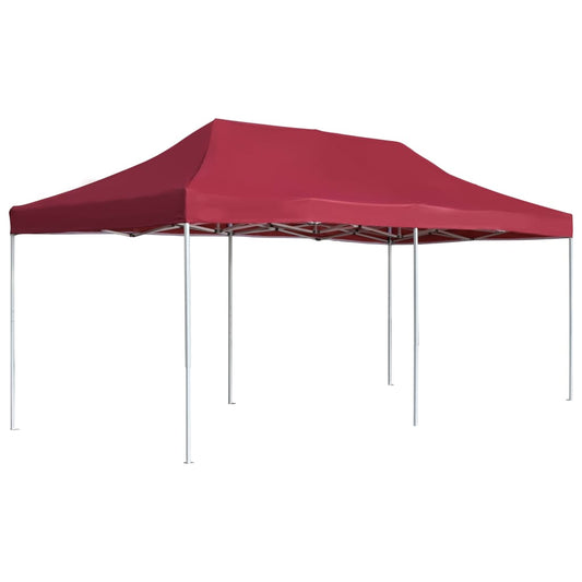 vidaXL Party Tent | Wine Red | Aluminium alloy, Oxford fabric with PVC coating