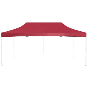 vidaXL Professional Folding Party Tent Aluminium 6x3 m Wine Red