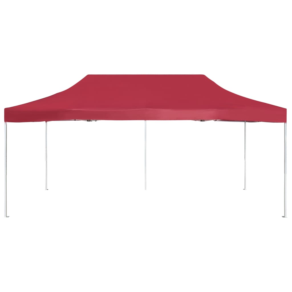 vidaXL Party Tent | Wine Red | Aluminium alloy, Oxford fabric with PVC coating