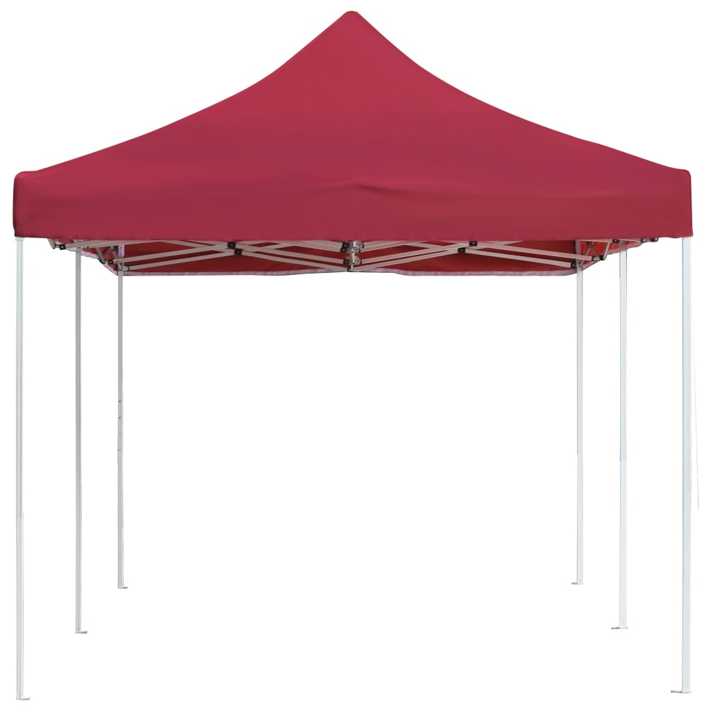 vidaXL Party Tent | Wine Red | Aluminium alloy, Oxford fabric with PVC coating