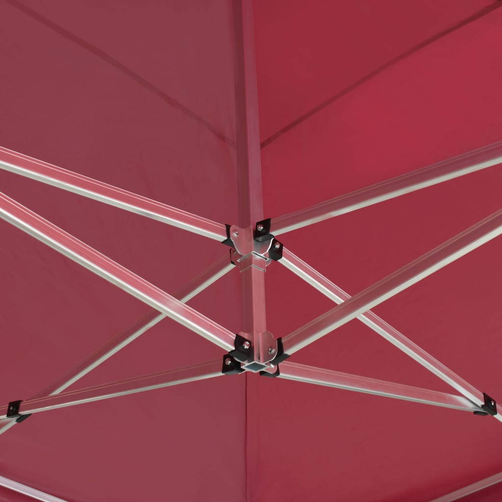 vidaXL Party Tent | Wine Red | Aluminium alloy, Oxford fabric with PVC coating
