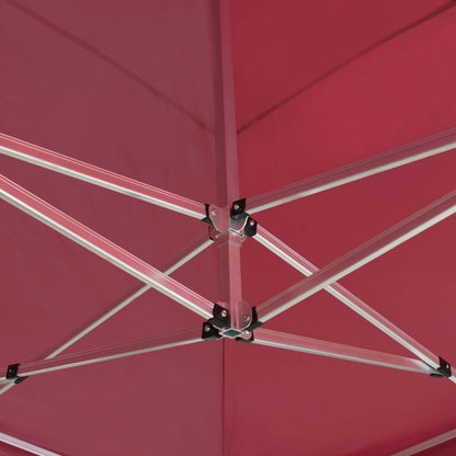 vidaXL Party Tent | Wine Red | Aluminium alloy, Oxford fabric with PVC coating