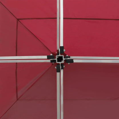 vidaXL Party Tent | Wine Red | Aluminium alloy, Oxford fabric with PVC coating