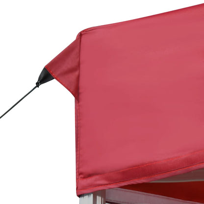 vidaXL Party Tent | Wine Red | Aluminium alloy, Oxford fabric with PVC coating