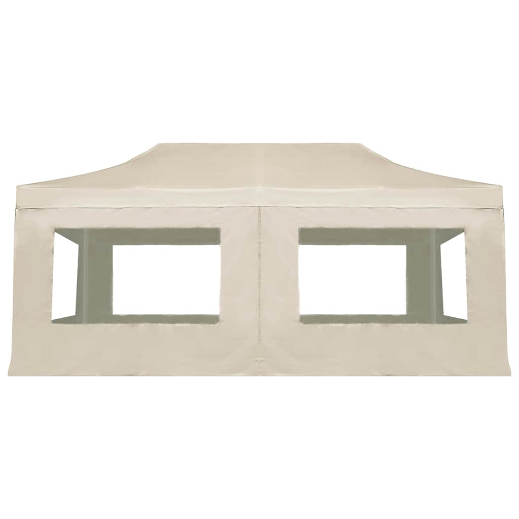 vidaXL Professional Folding Party Tent with Walls Aluminium 6x3m Cream