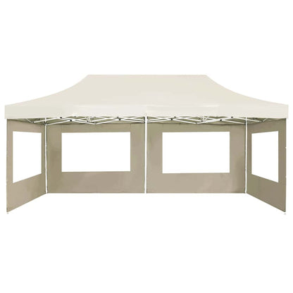 vidaXL Professional Folding Party Tent with Walls Aluminium 6x3m Cream