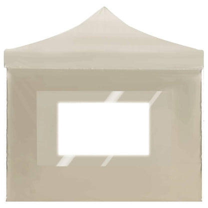 vidaXL Professional Folding Party Tent with Walls Aluminium 6x3m Cream