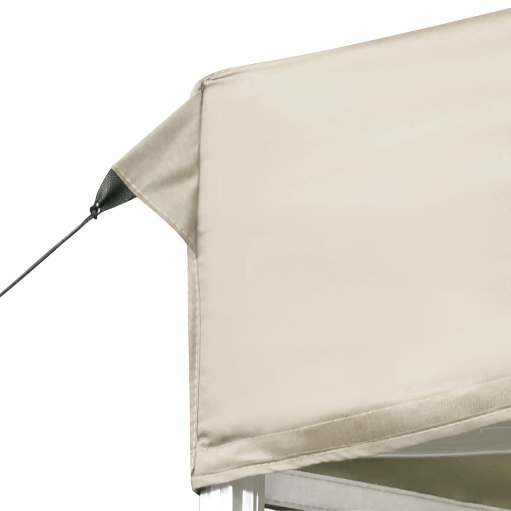 vidaXL Professional Folding Party Tent with Walls Aluminium 6x3 m Cream
