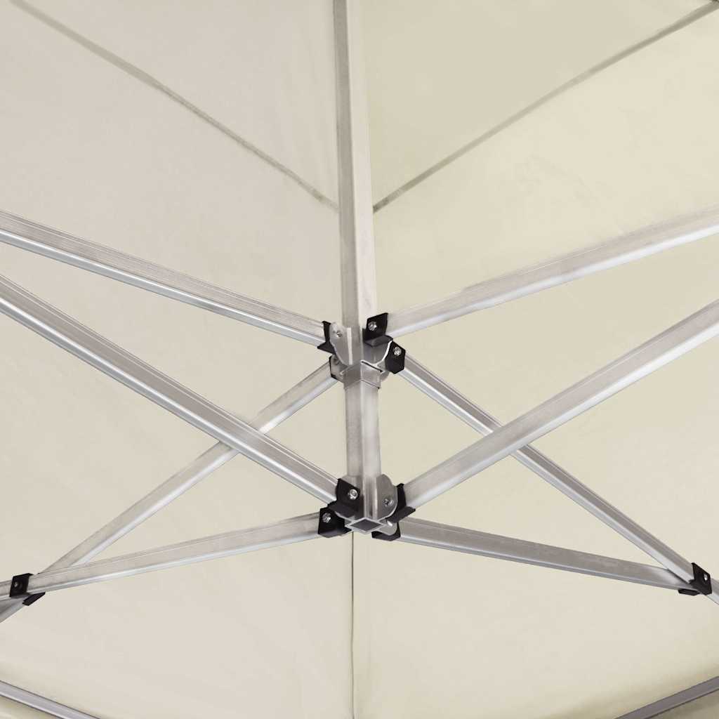 vidaXL Professional Folding Party Tent with Walls Aluminium 6x3m Cream