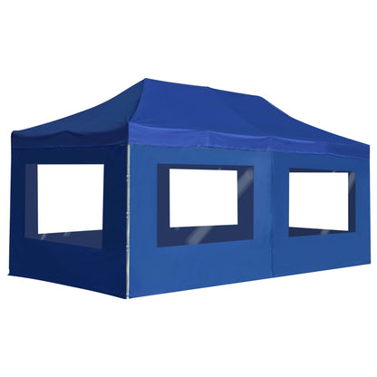 vidaXL Party Tent | Blue | Aluminium alloy, Oxford fabric with PVC coating