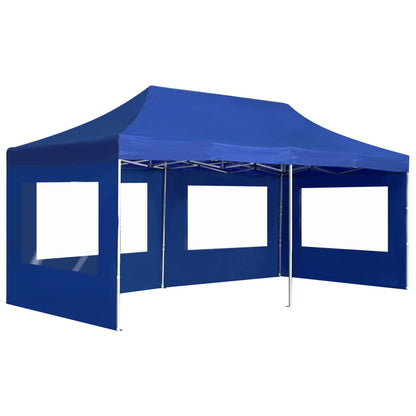 vidaXL Party Tent | Blue | Aluminium alloy, Oxford fabric with PVC coating